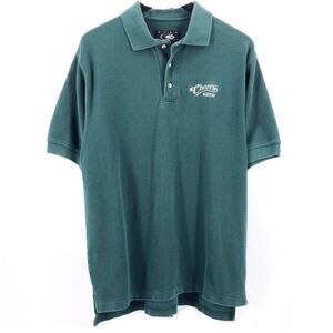 90s Cheers Boston dark green souvenir polo shirt 1990s vintage